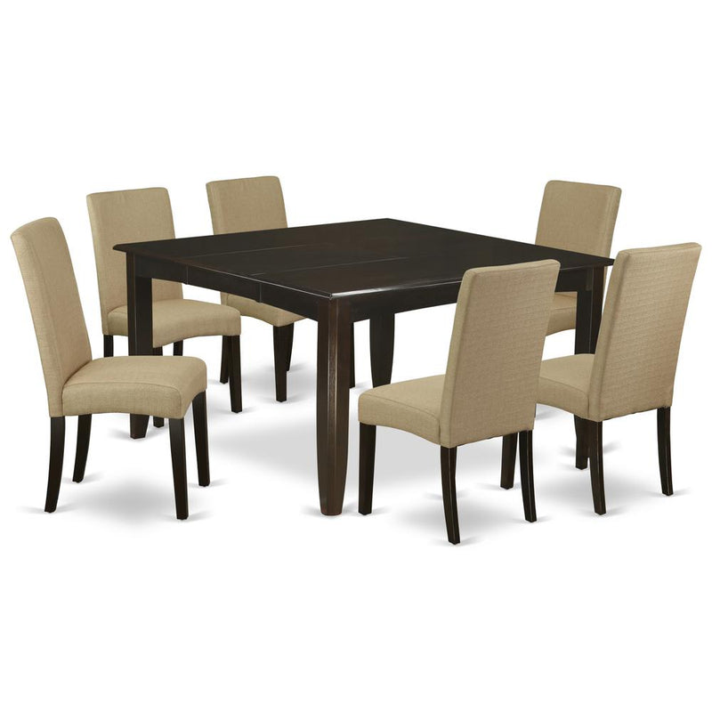 Dining Room Set Cappuccino, PFDR7-CAP-03