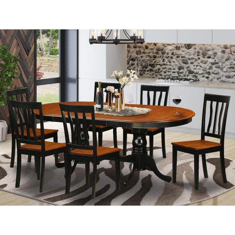 7  Pc  Dining  room  set-Dining  Table  with  6  Dining  Chairs