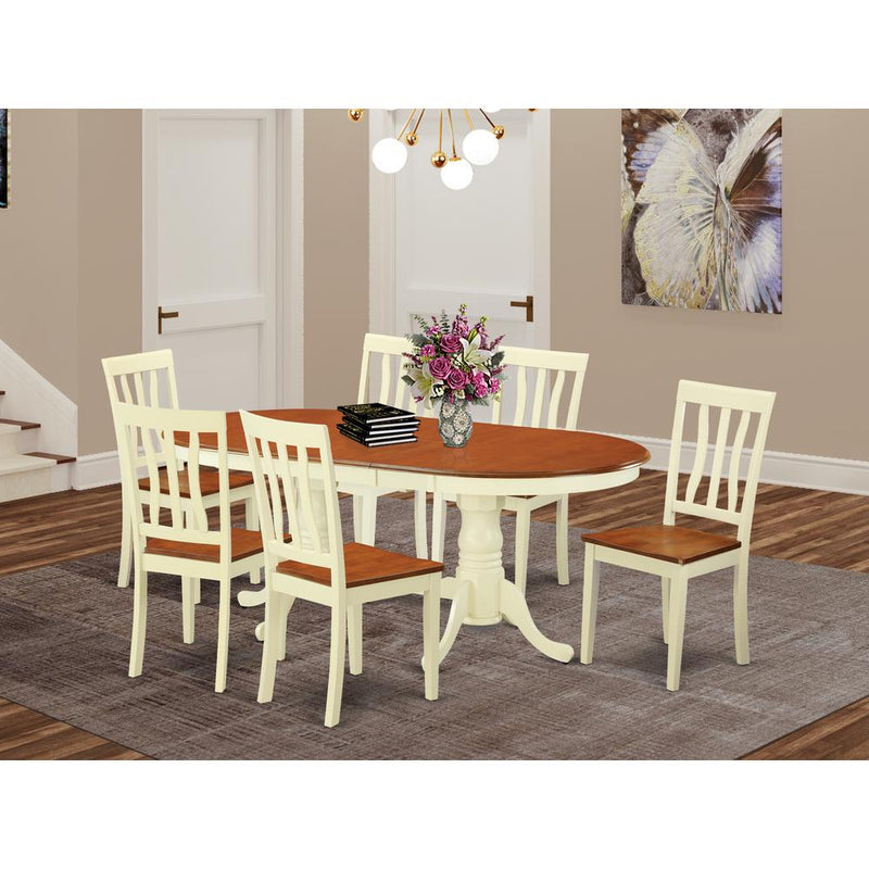 7  PC  Kitchen  dinette  set  -Small  Kitchen  Table  and  6  Dining  Chairs