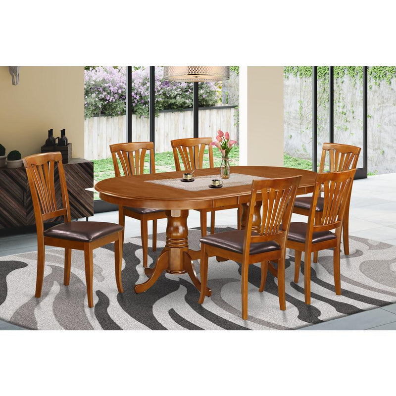 7  PC  Dining  set-Dining  Table  and  6  Dining  Chairs