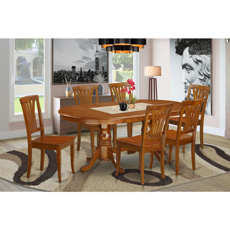 7  Pc  Dining  room  set  for  6-Dining  Table  and  6  Dining  Chairs