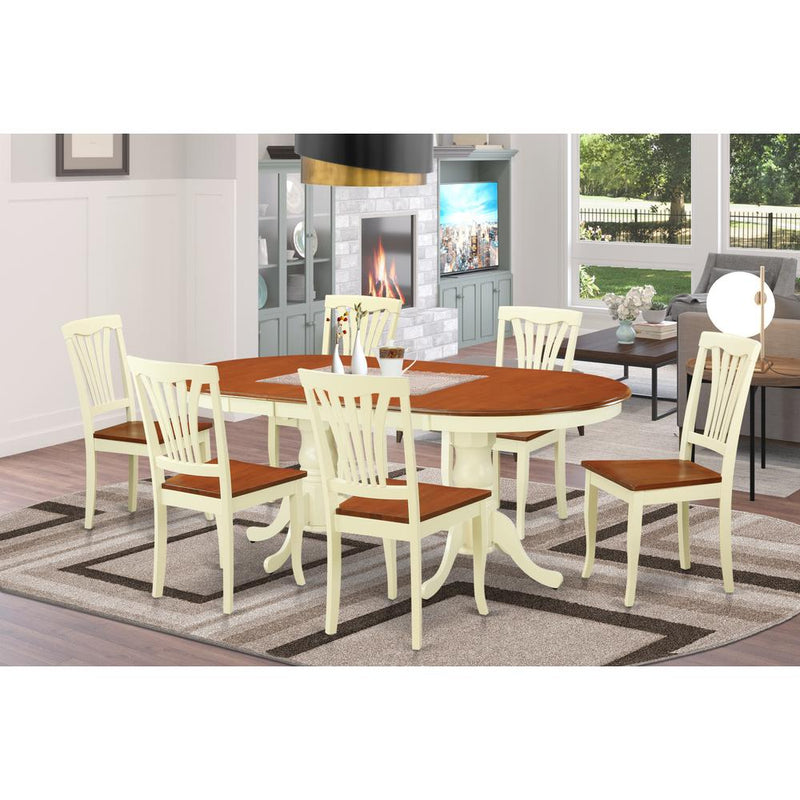 7  Pc  Dining  room  set  for  6-Dining  Table  with  6  Kitchen  Dining  Chairs