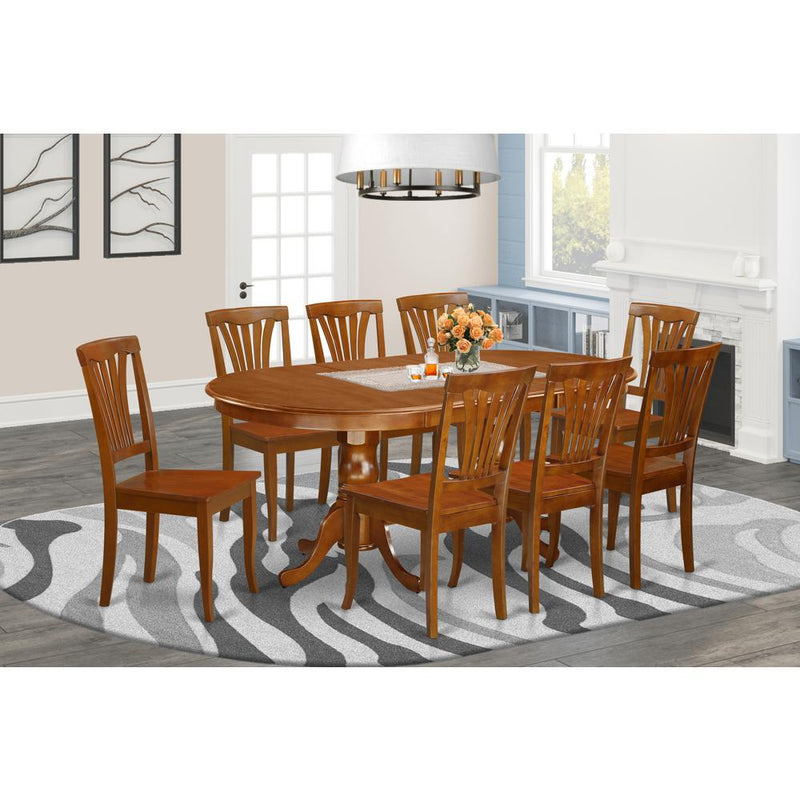 9  PC  Dining  room  set  for  8-Dining  Table  plus  8  Kitchen  Dining  Chairs