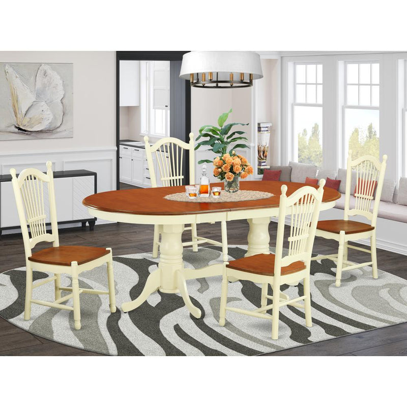 5  Pc  Table  and  Chairs  set  -Kitchen  dinette  Table  and  4  Dining  Chairs