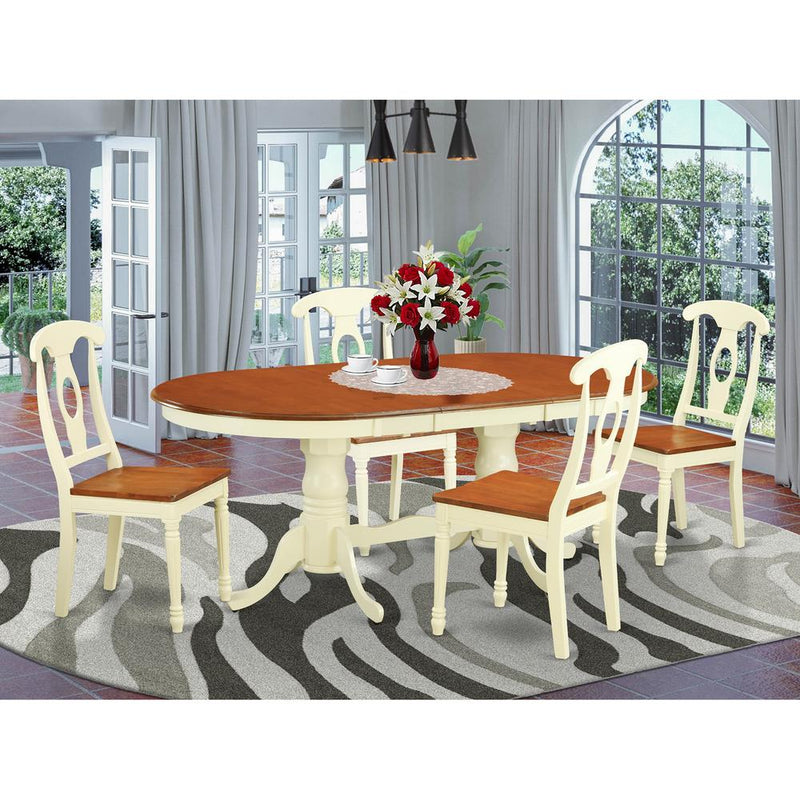 5  Pc  Table  and  Chairs  set  -Kitchen  dinette  Table  and  4  Dining  Chairs