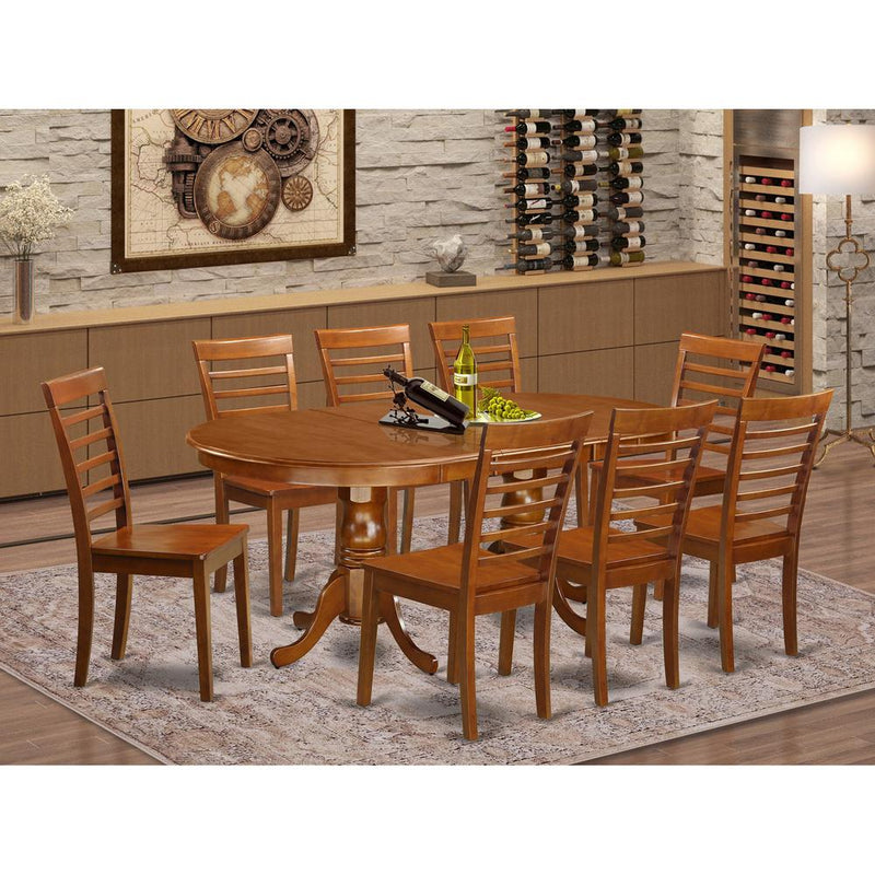 9  Pc  Dining  room  set-Dining  Table  and  8  Kitchen  Dining  Chairs