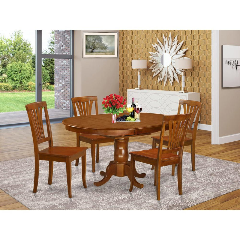 5  Pc  Dining  room  set  for  4-  Kitchen  dinette  Table  and  4  Kitchen  Chairs