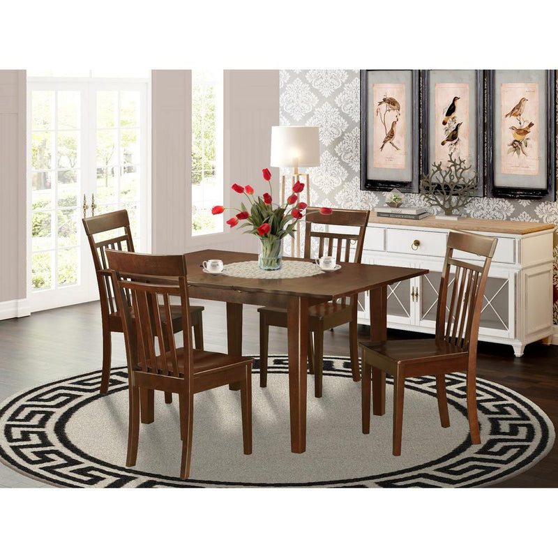 5  Pc  small  Kitchen  Table  set  -  dinette  Table  with  4  Dining  Chairs