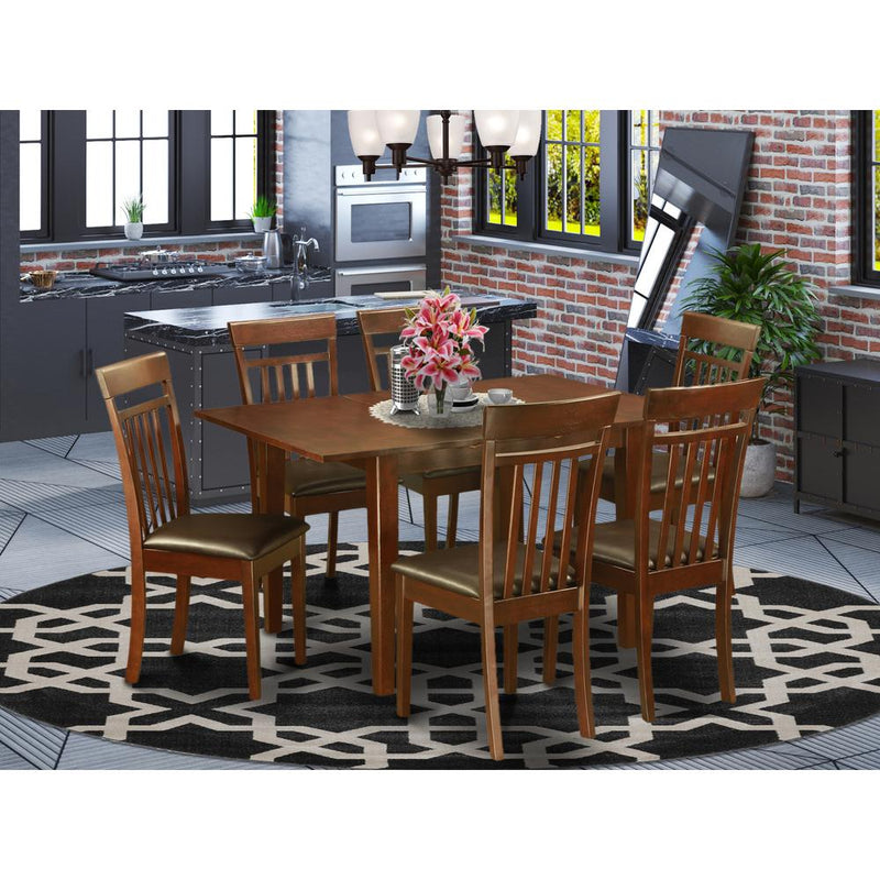 7  PC  small  Kitchen  Table  set  -  small  Kitchen  Table  with  6  Kitchen  Dining  Chairs