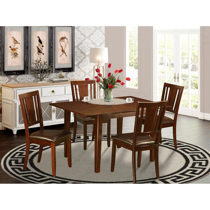 5  PC  dinette  set  for  small  spaces  -  small  Kitchen  Table  with  4  Dining  Chairs