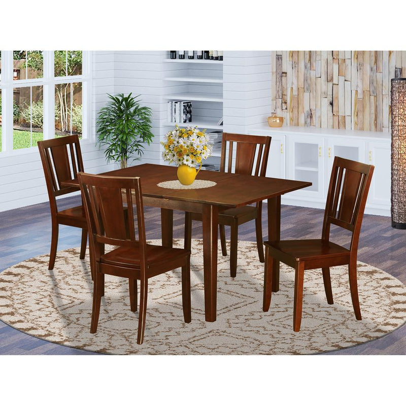 5  Pc  small  Kitchen  Table  with  4  Dining  Table  Chairs