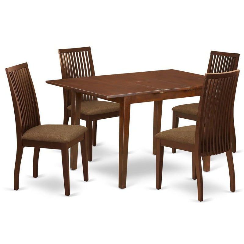 Dining Room Set Mahogany, PSIP5-MAH-C