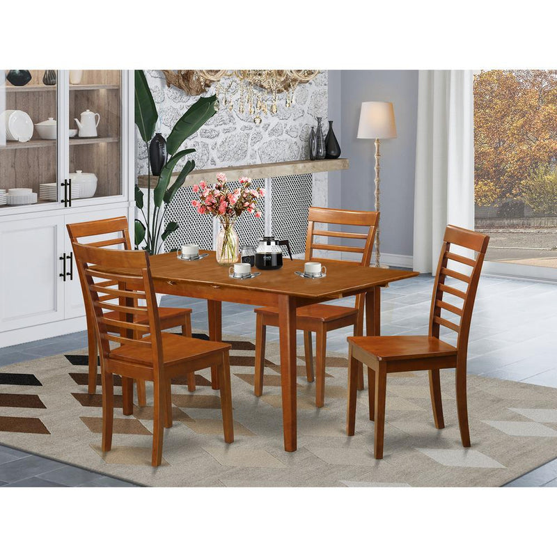 5  PC  dinette  set  for  small  spaces  -  Table  and  4  Dining  Chairs