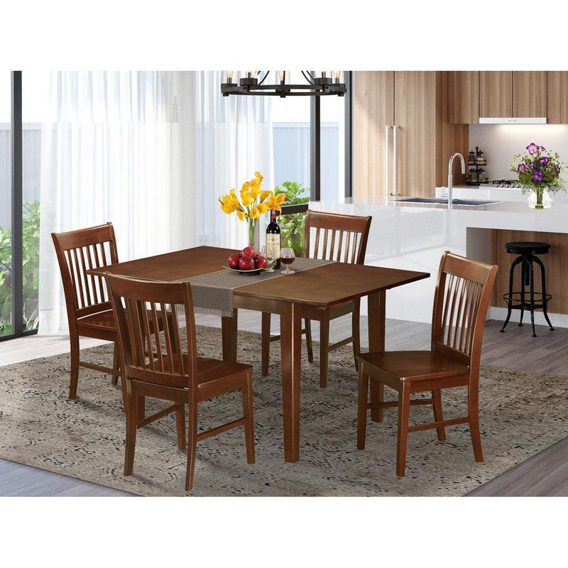 5  Pc  Dining  Kitchen  Table  set  -  Table  with  4  Kitchen  Dining  Chairs