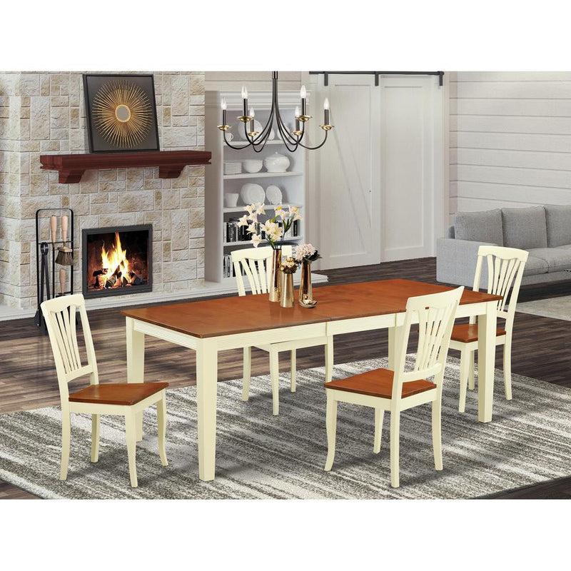 5  Pc  Table  and  chair  set  for  4-a  Table  and  4  Dining  Chairs