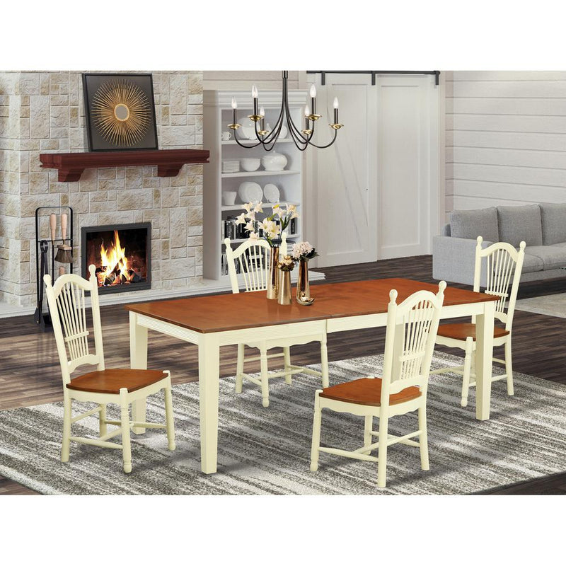 5  PcTable  and  chair  set  -  Dining  Table  and  4  Dining  Chairs