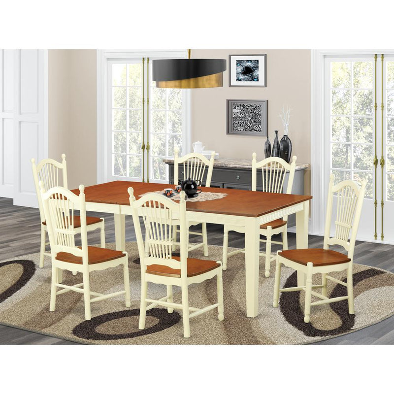 7  PcKitchen  Table  set  for  6-Small  Kitchen  Table  and  6  Kitchen  Chairs