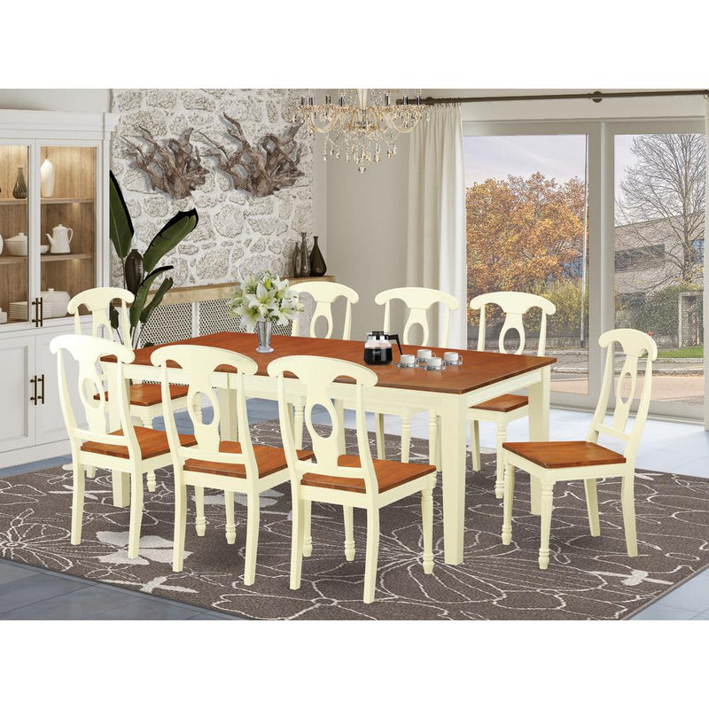 9  Pc  Table  set  -Dinette  Table  and  8  Dining  Chairs