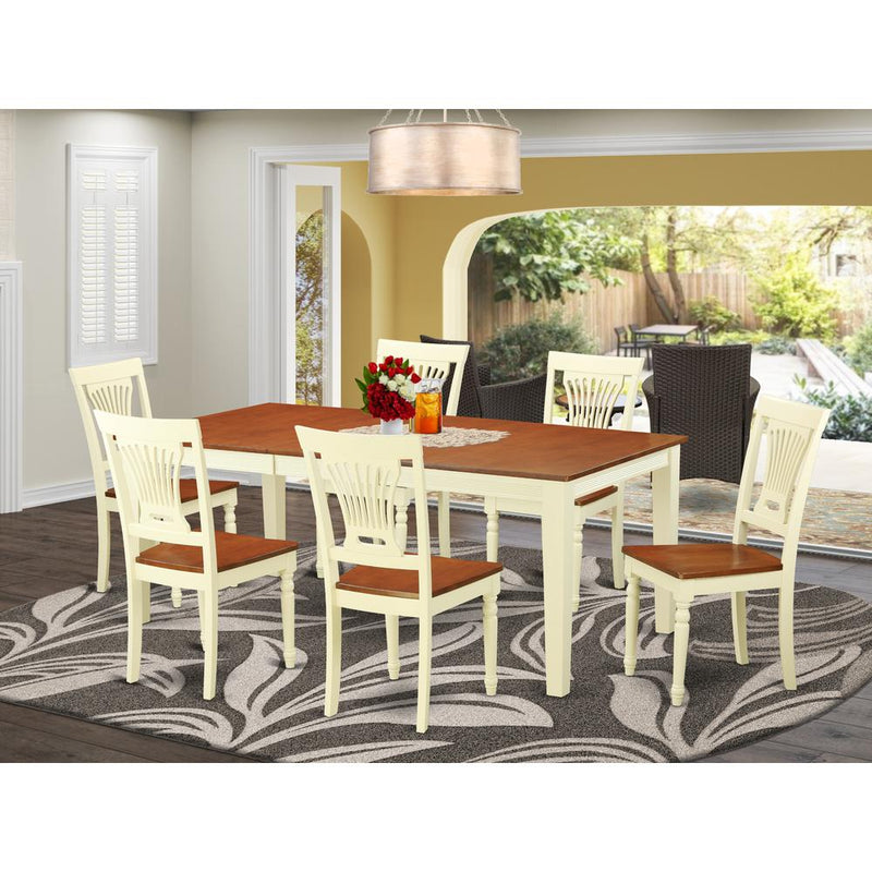 7  PC  dinette  Table  set  -Table  and  6  Dining  Chairs