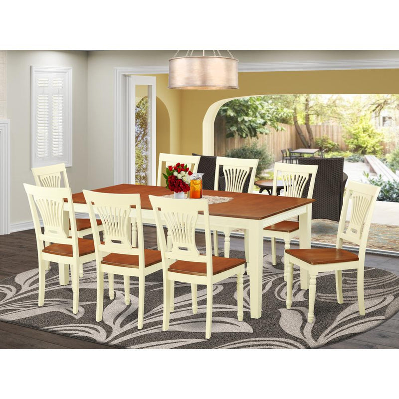 9  Pc  Dining  room  set  -Dining  Table  and  8  Dining  Chairs