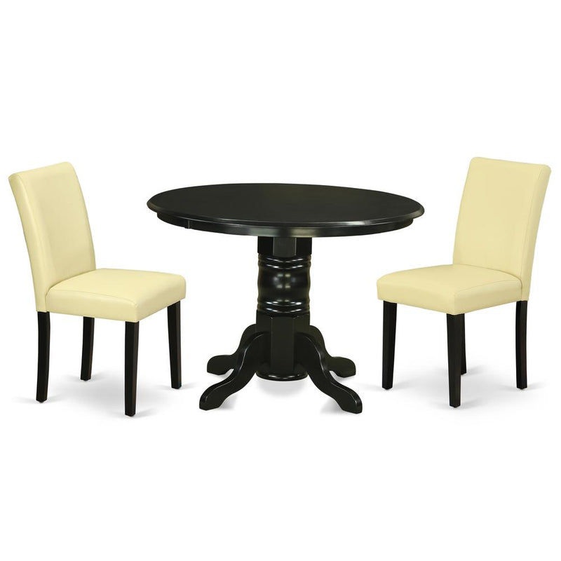 Dining Room Set Black, SHAB3-BLK-73