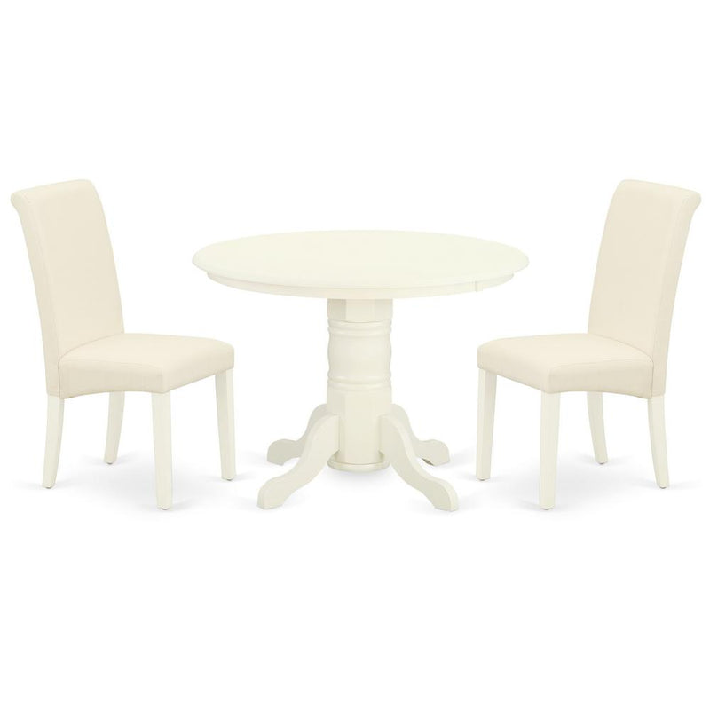 Dining Room Set Linen White, SHBA3-WHI-01