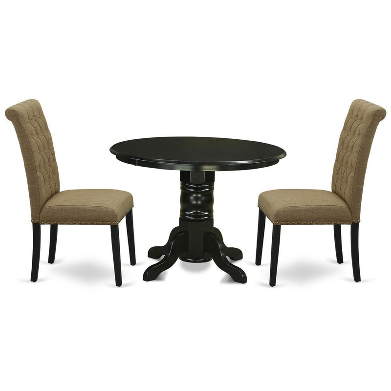 Dining Room Set Black, SHBR3-BLK-17