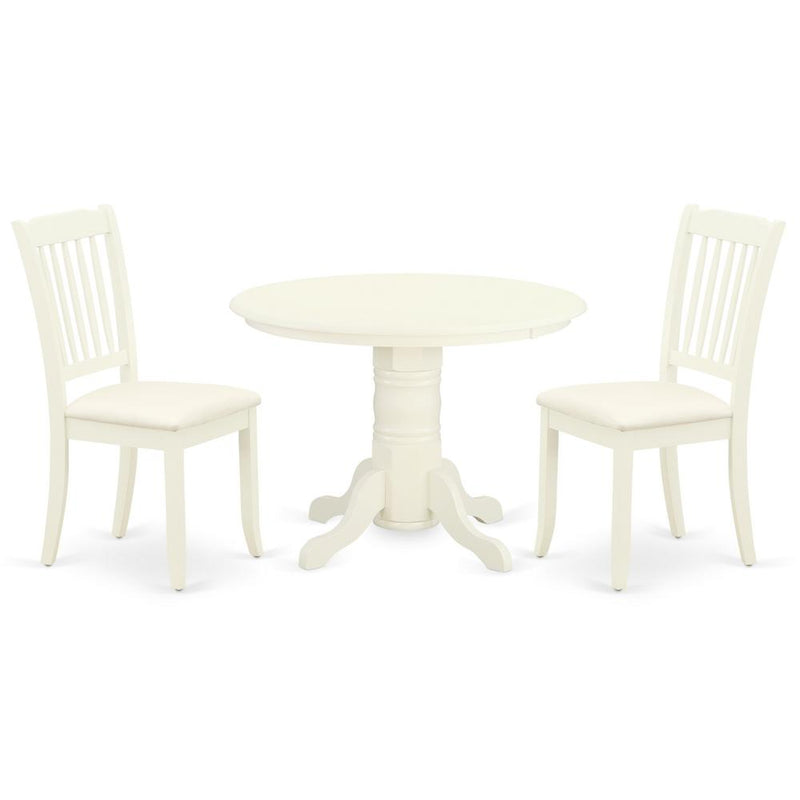 Dining Room Set Linen White, SHDA3-WHI-C