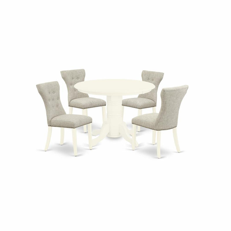 Dining Room Set Linen White, SHGA5-WHI-35