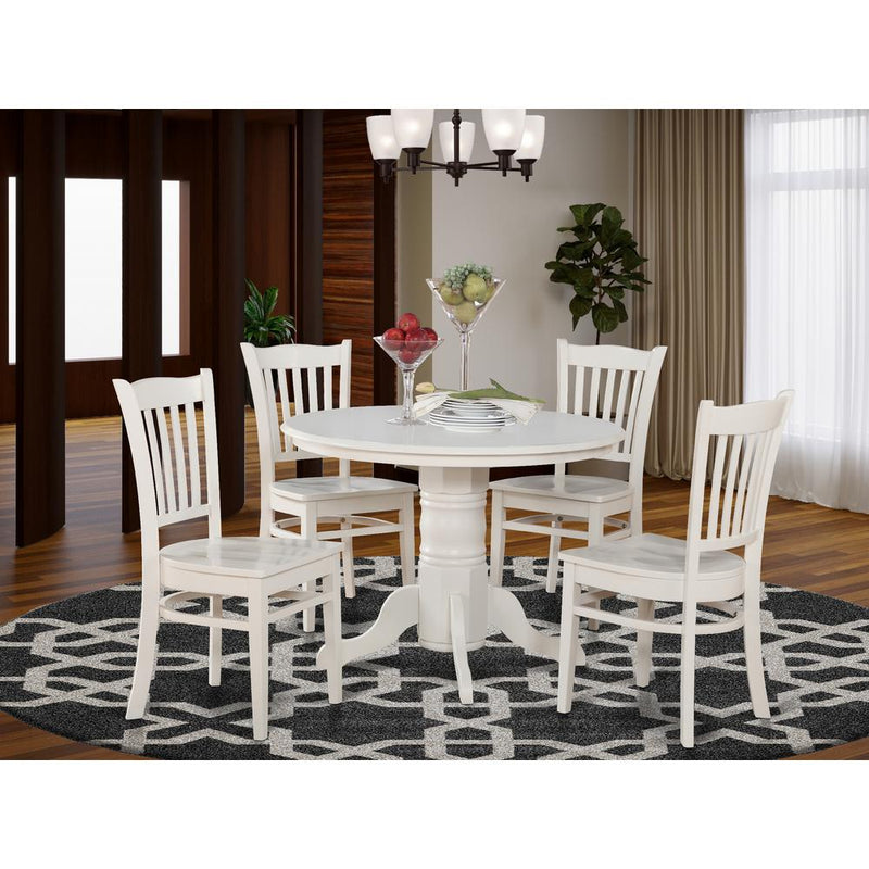 5  Pc  small  Kitchen  Table  and  Chairs  set-Round  Table  and  4  Kitchen  Chairs