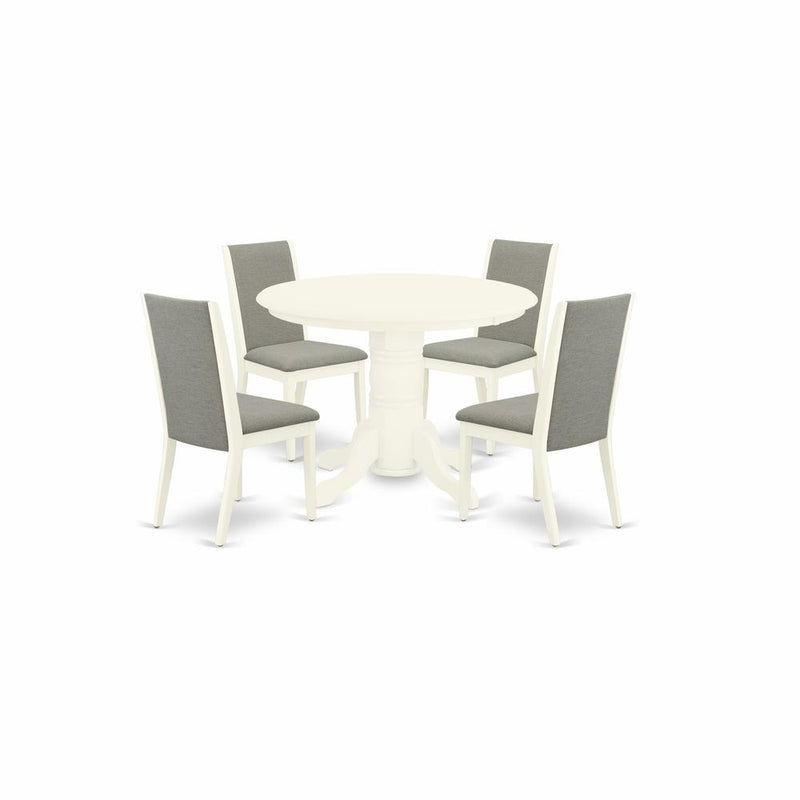 Dining Room Set Linen White, SHLA5-WHI-06