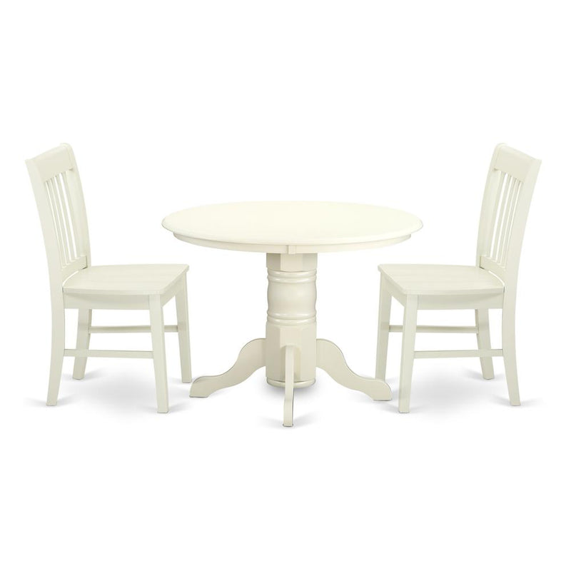 Dining Room Set Linen White, SHNO3-LWH-W