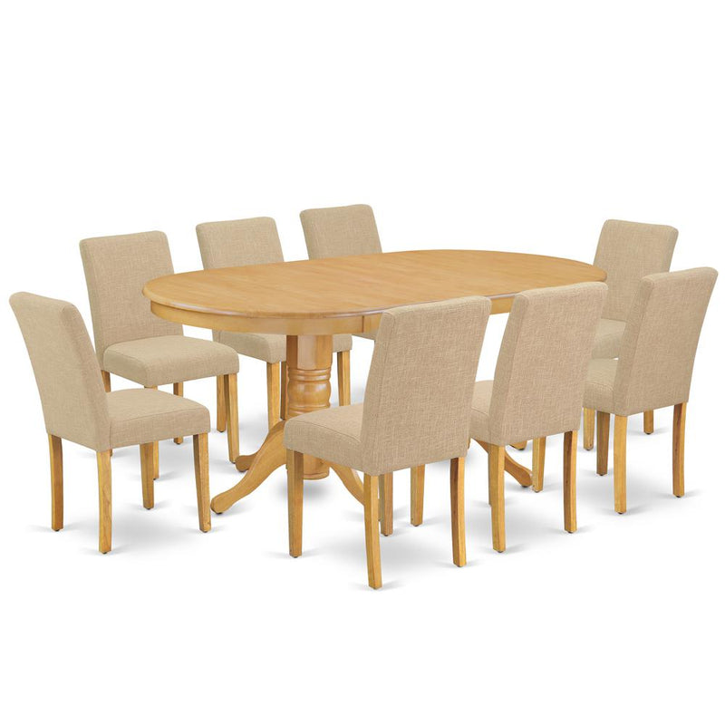 Dining Room Set Oak, VAAB9-OAK-04