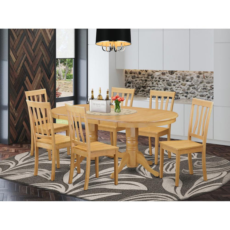 7  Pc  Dinette  set  -  Kitchen  dinette  Table  and  6  Kitchen  Chairs