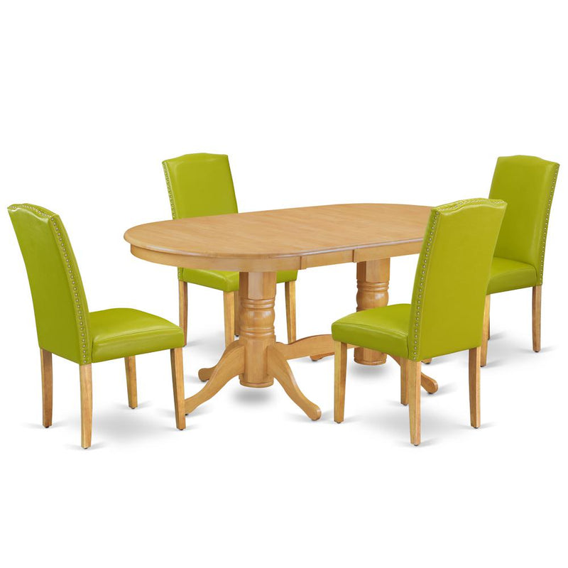 Dining Room Set Oak, VAEN5-OAK-51