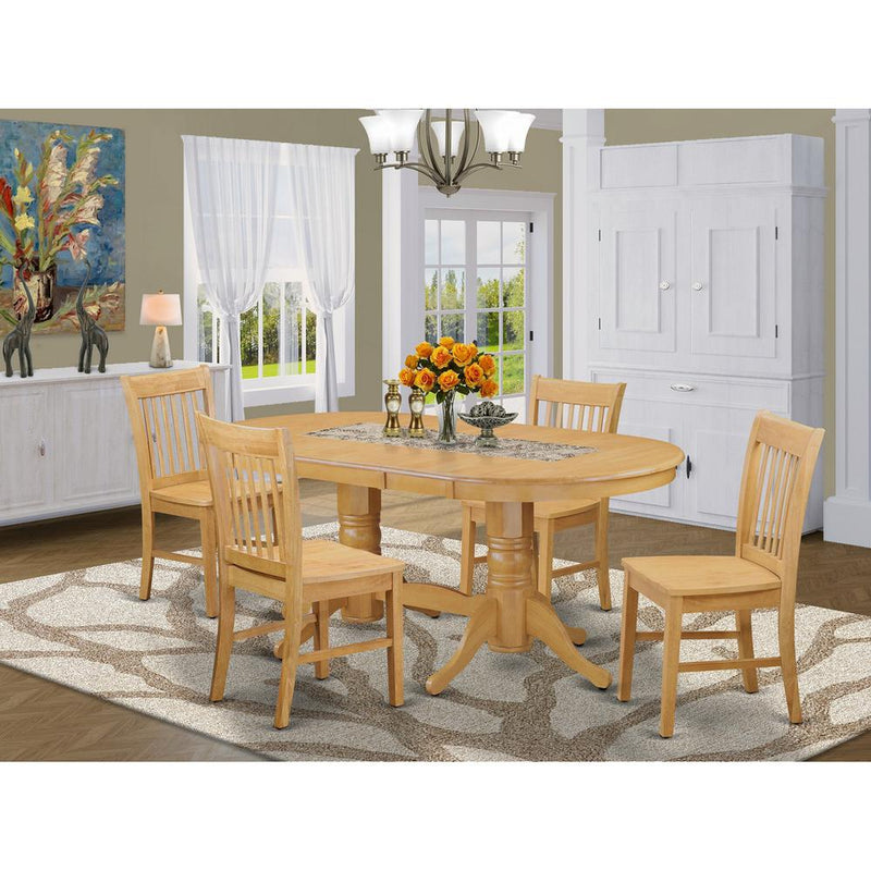 5  Pc  Dining  room  set  -  Dining  Table  and  4  Kitchen  Dining  Chairs