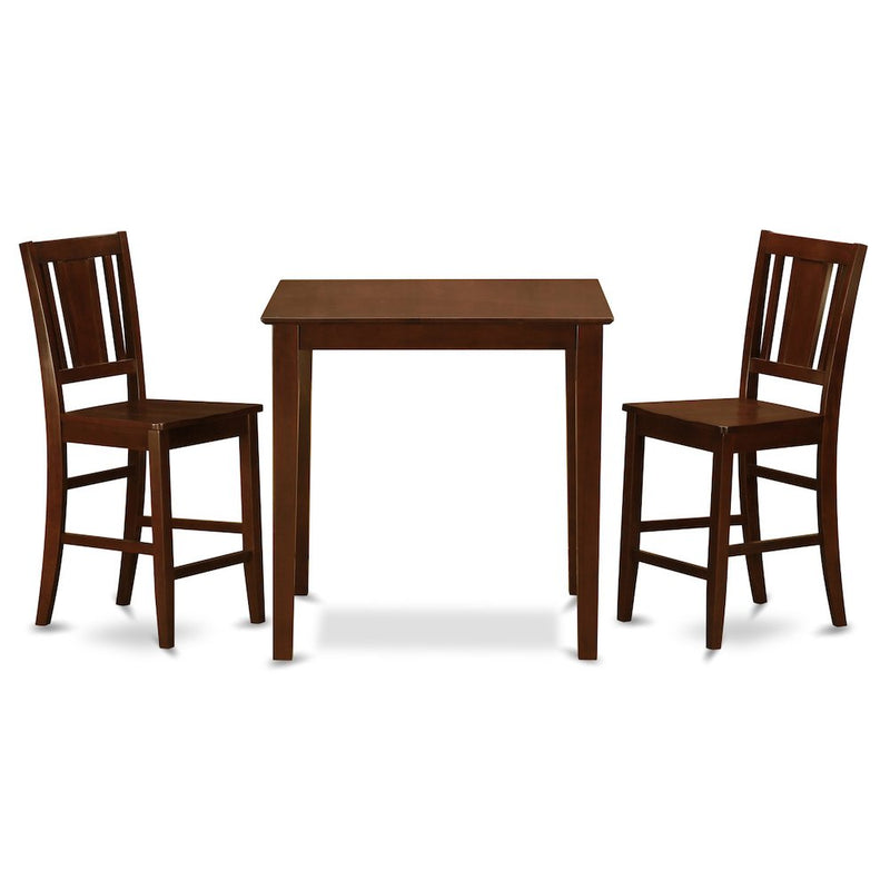 3  Pc  Counter  height  Table-pub  Table  and  2  dinette  Chairs.