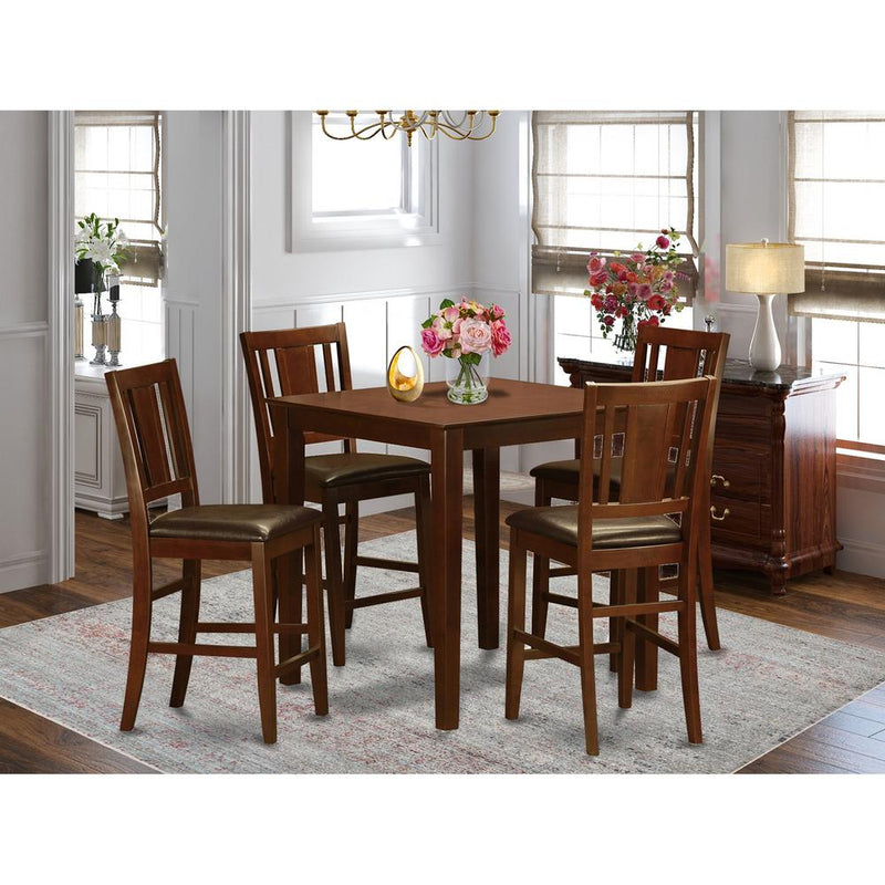 5  Pc  pub  Table  set-counter  height  Table  and  4  Stools.