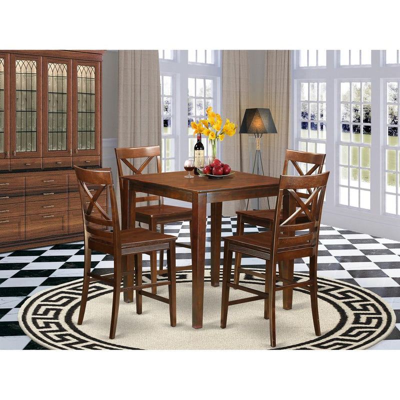 5  PC  counter  height  Dining  room  set-pub  Table  and  4  dinette  Chairs.