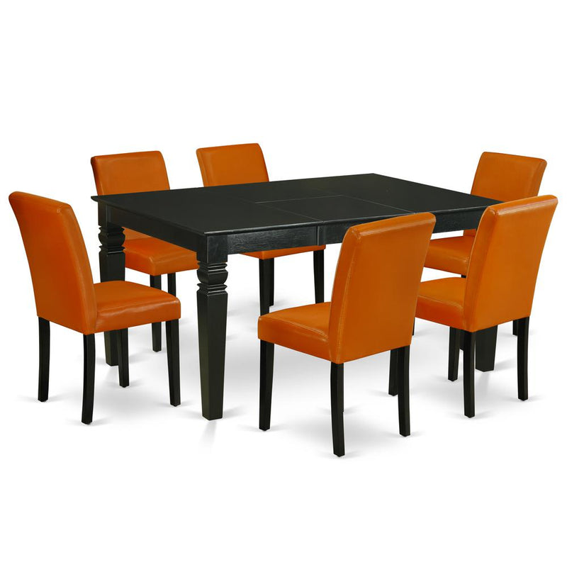 Dining Room Set Black, WEAB7-BLK-61