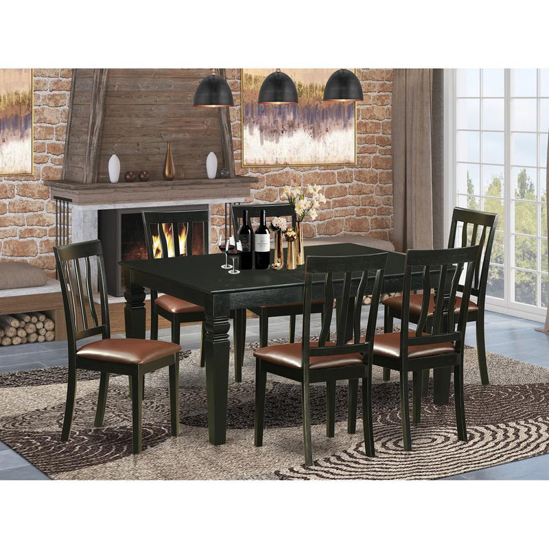 7  Pc  dinette  Table  set  for  6-Kitchen  dinette  Table  and  6  Kitchen  Chairs