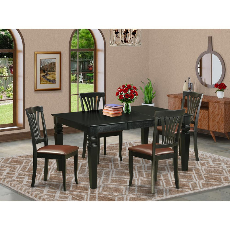 5  Pc  dinette  Table  set  -  Kitchen  dinette  Table  and  4  Dining  Chairs