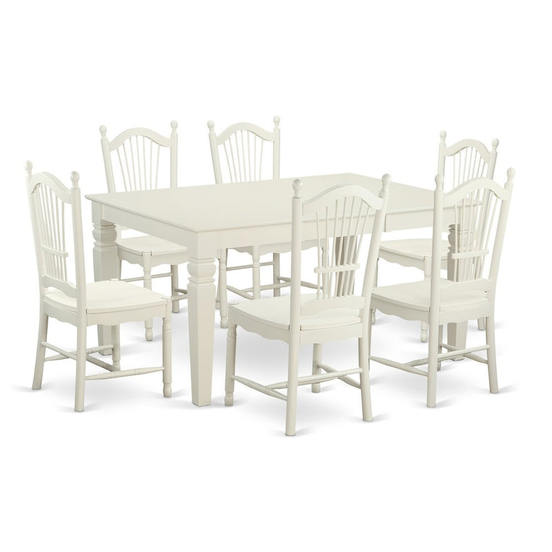 7  PC  dinette  Table  set  -Table  and  6  Dining  Chairs