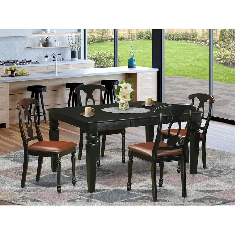 5  Pc  Dining  room  set  for  4-Dinette  Table  and  4  Kitchen  Chairs