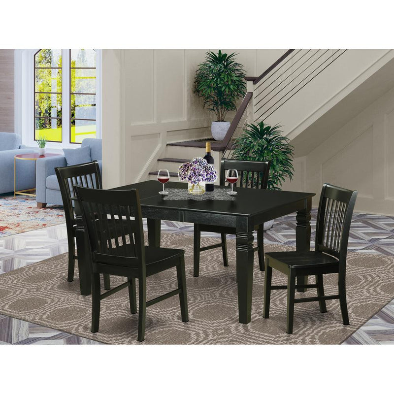 5  Pc  Dining  room  set  for  4-Kitchen  Table  and  4  Dining  Chairs