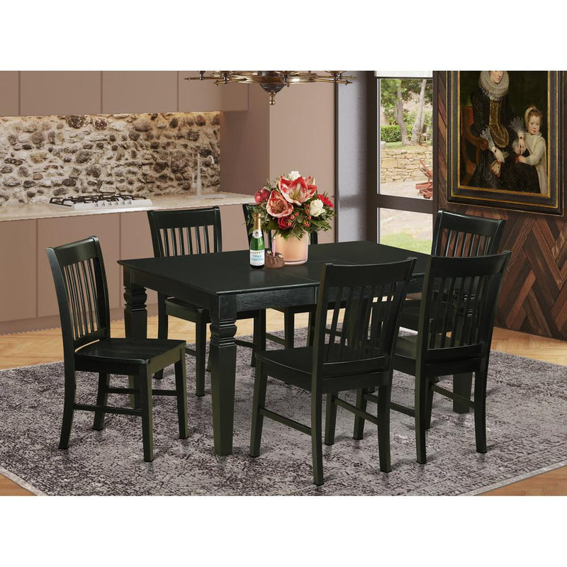 7  PC  Dining  room  set  -Dinette  Table  and  6  Dining  Chairs