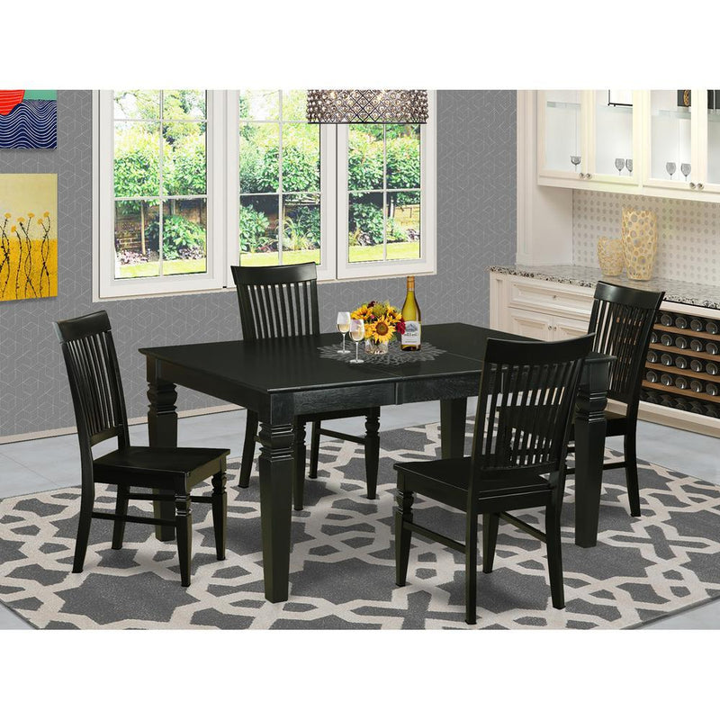 5  Pc  Dining  set-Dining  Table  and  4  Dining  Chairs