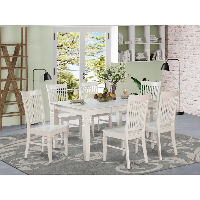 7  Pc  Dining  room  set-Dining  Table  and  6  Dining  Chairs