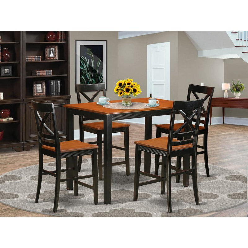 5  Pc  counter  height  Dining  room  set-pub  Dining  Table  and  4  Dining  Chairs.