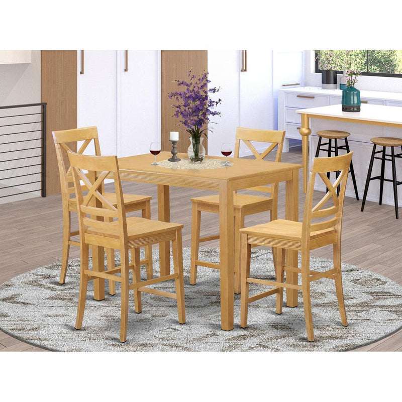 5  Pc  counter  height  pub  set-pub  Table  and  4  counter  height  Dining  chair